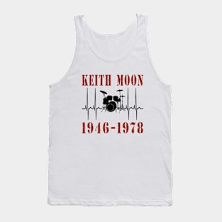 Keith Moon 1946 1978 Music D25 Tank Top